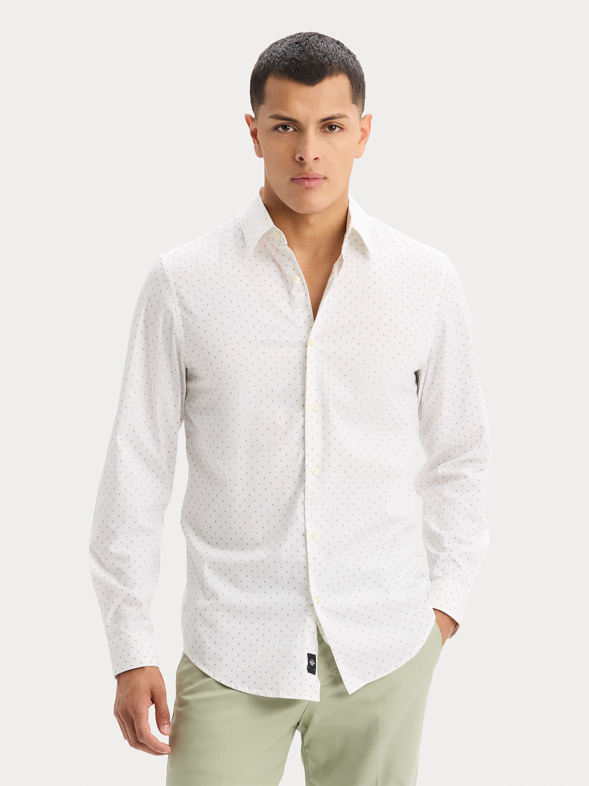 CAMISA REGULAR FIT MANGA LARGA HOMBRE DOCKERS WORKDAY - 1
