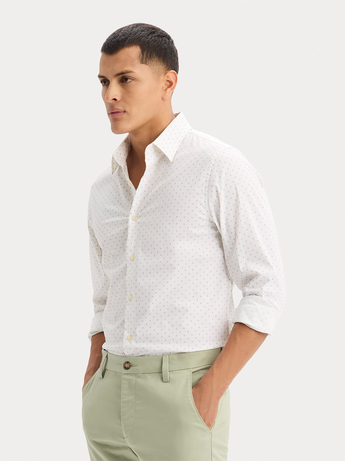 CAMISA REGULAR FIT MANGA LARGA HOMBRE DOCKERS WORKDAY - 3