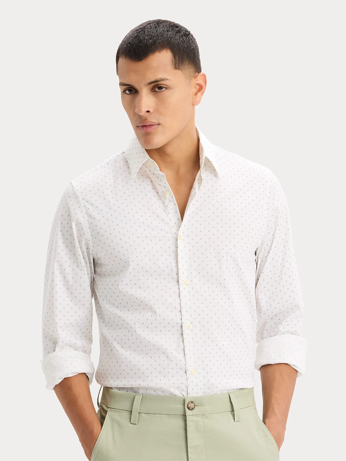 CAMISA REGULAR FIT MANGA LARGA HOMBRE DOCKERS WORKDAY - 4