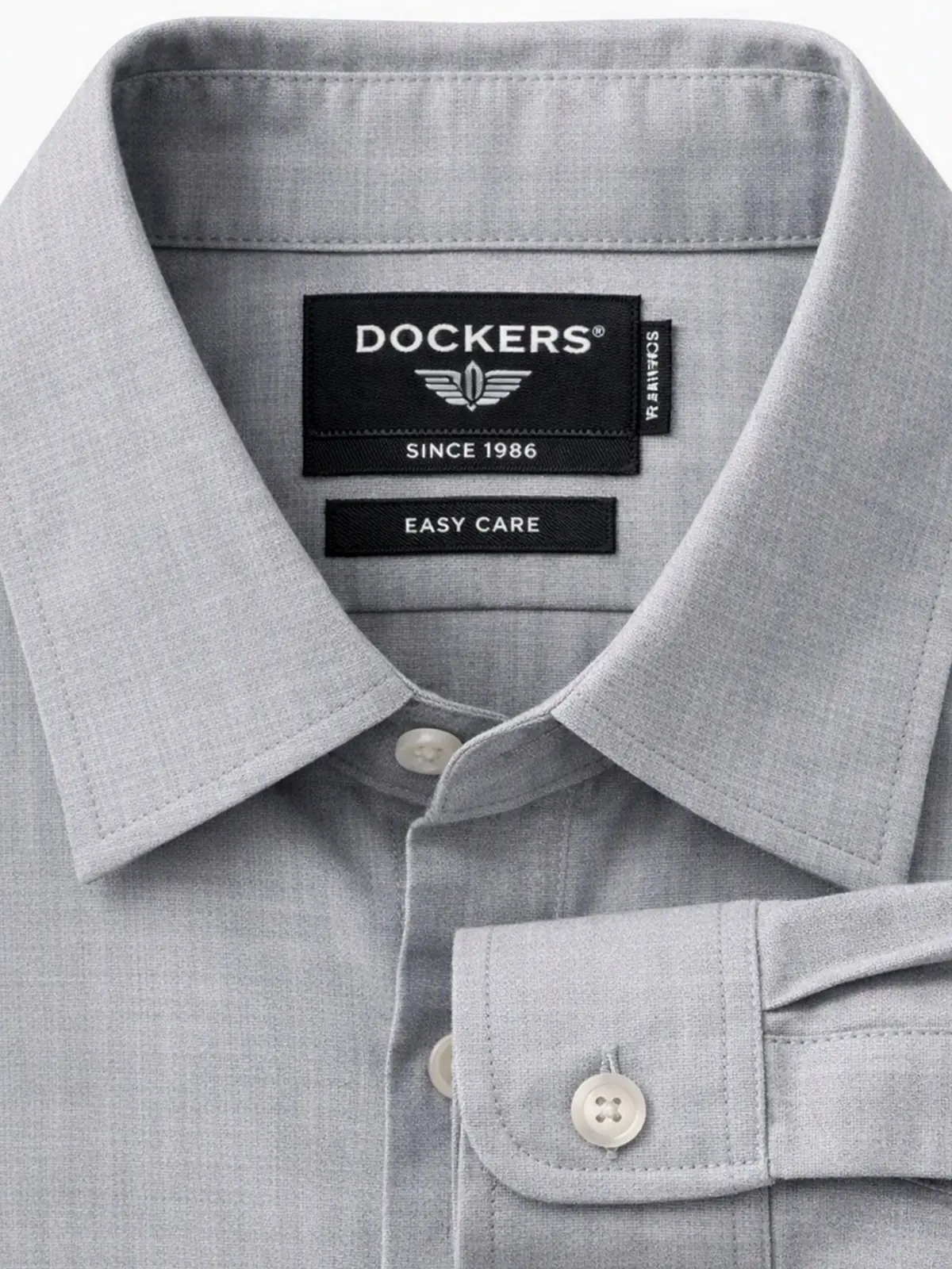CAMISA REGULAR FIT MANGA LARGA HOMBRE DOCKERS BAMBOO - 3