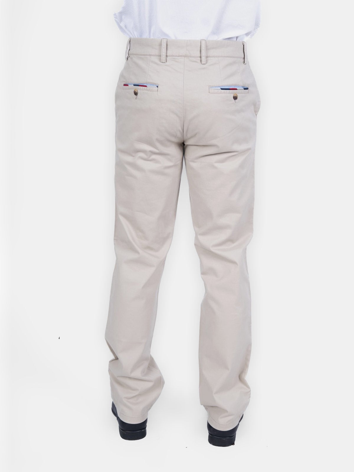 PANTALÓN REGULAR FIT HOMBRE PIERRE CARDIN STRETCH DISEÑO LISO CASUAL - 2
