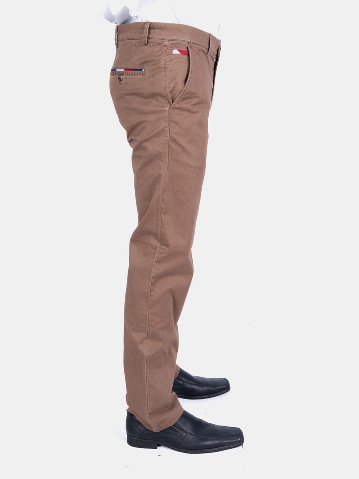 PANTALÓN REGULAR FIT HOMBRE PIERRE CARDIN STRETCH DISEÑO LISO CASUAL - 3