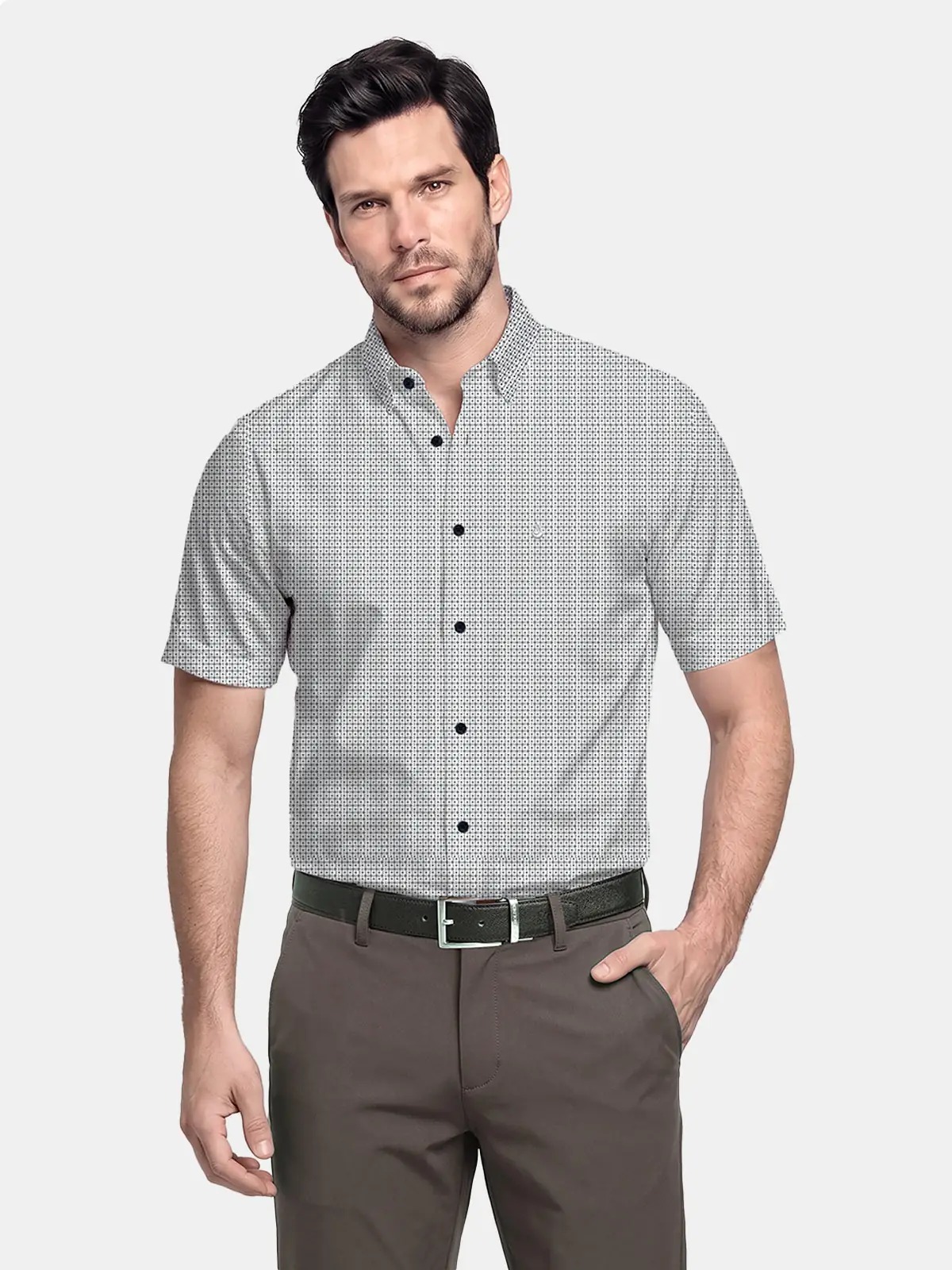 CAMISA MANGA CORTA HOMBRE JOHN HOLDEN - 1