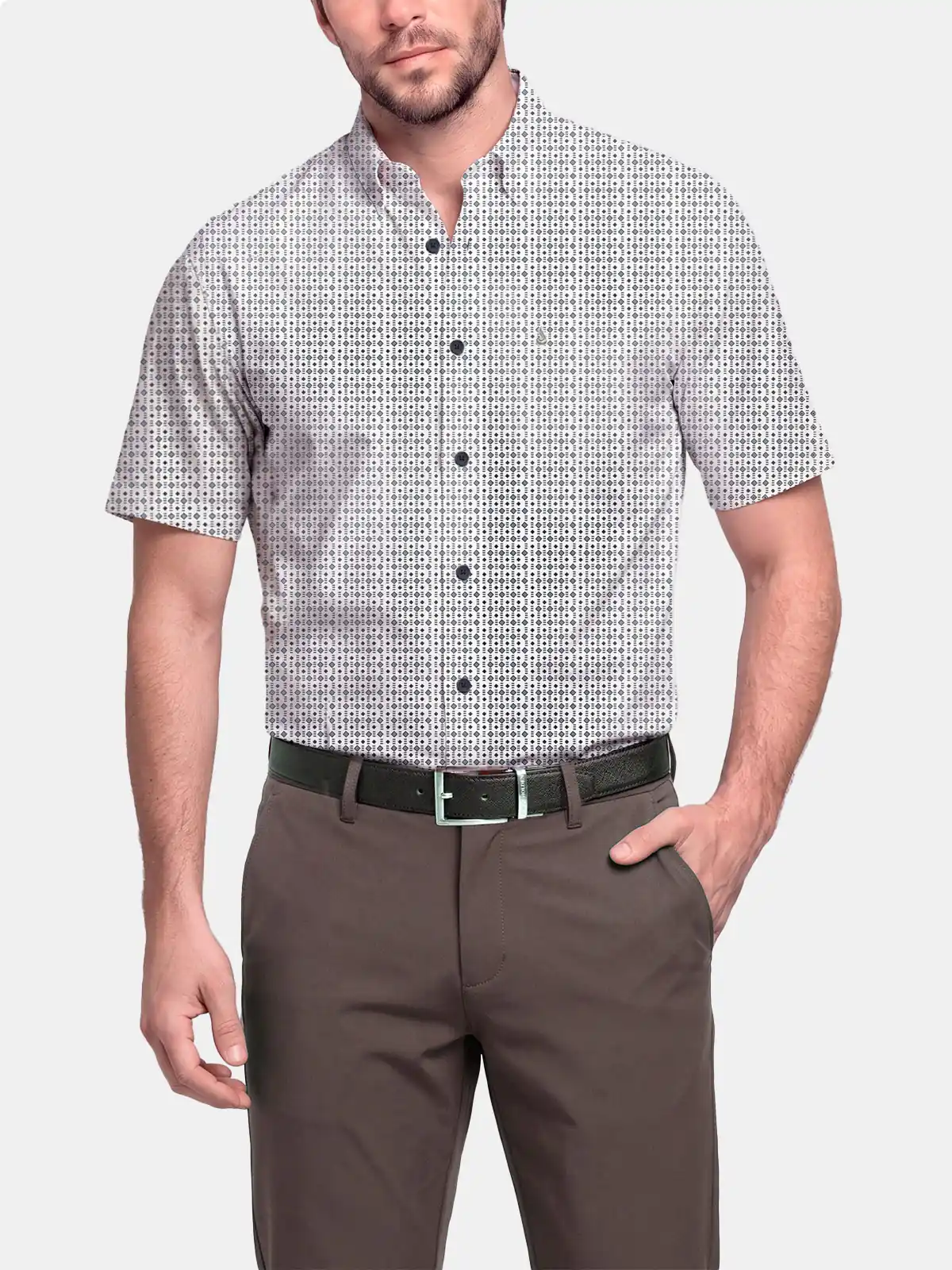 CAMISA MANGA CORTA HOMBRE JOHN HOLDEN - 3
