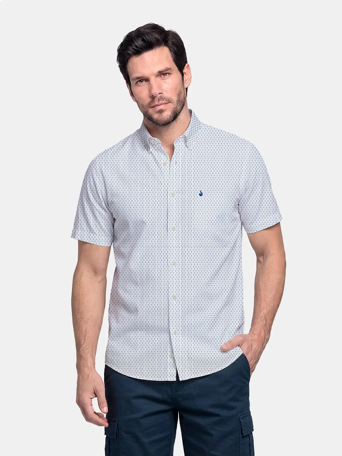 CAMISA MANGA CORTA HOMBRE JOHN HOLDEN - 1