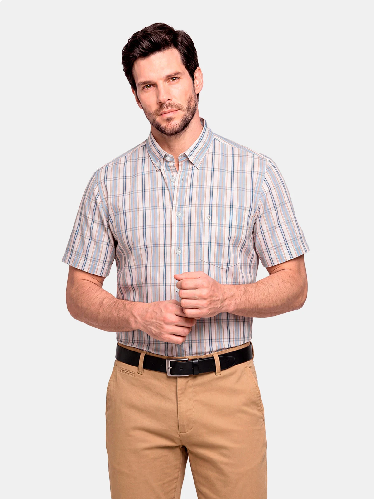 CAMISA MANGA CORTA HOMBRE JOHN HOLDEN - 1
