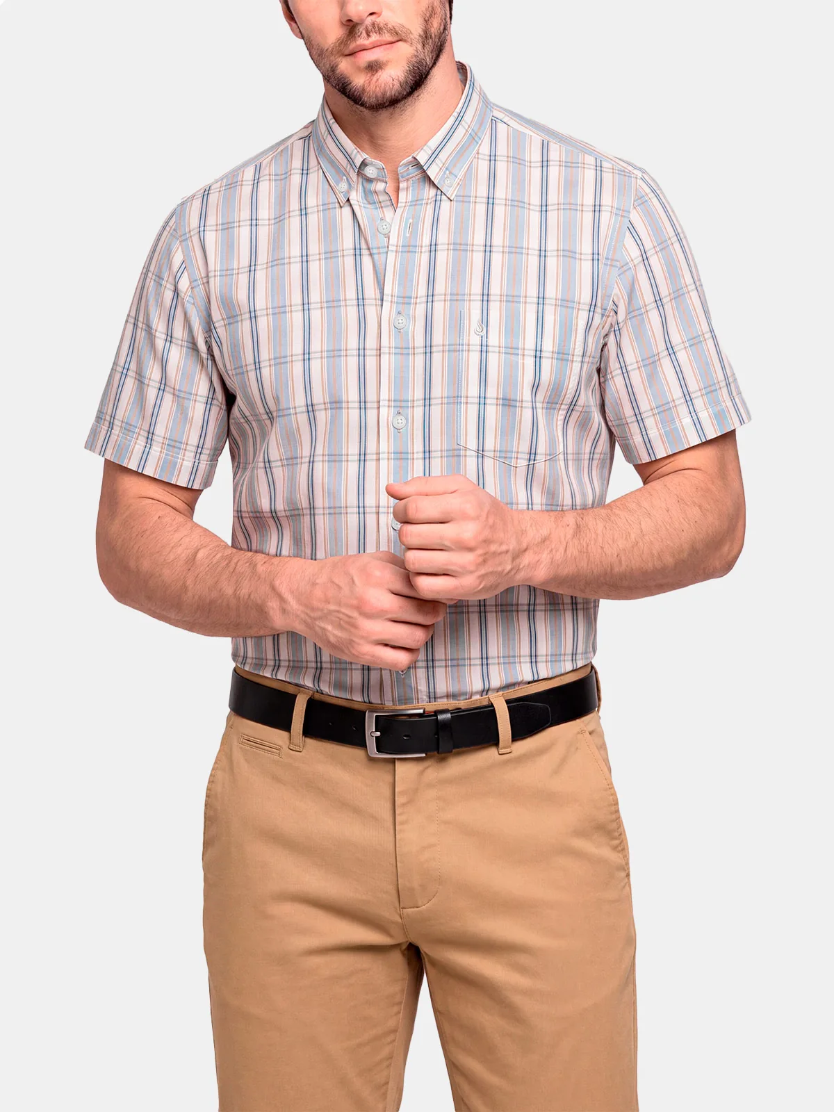 CAMISA MANGA CORTA HOMBRE JOHN HOLDEN - 3