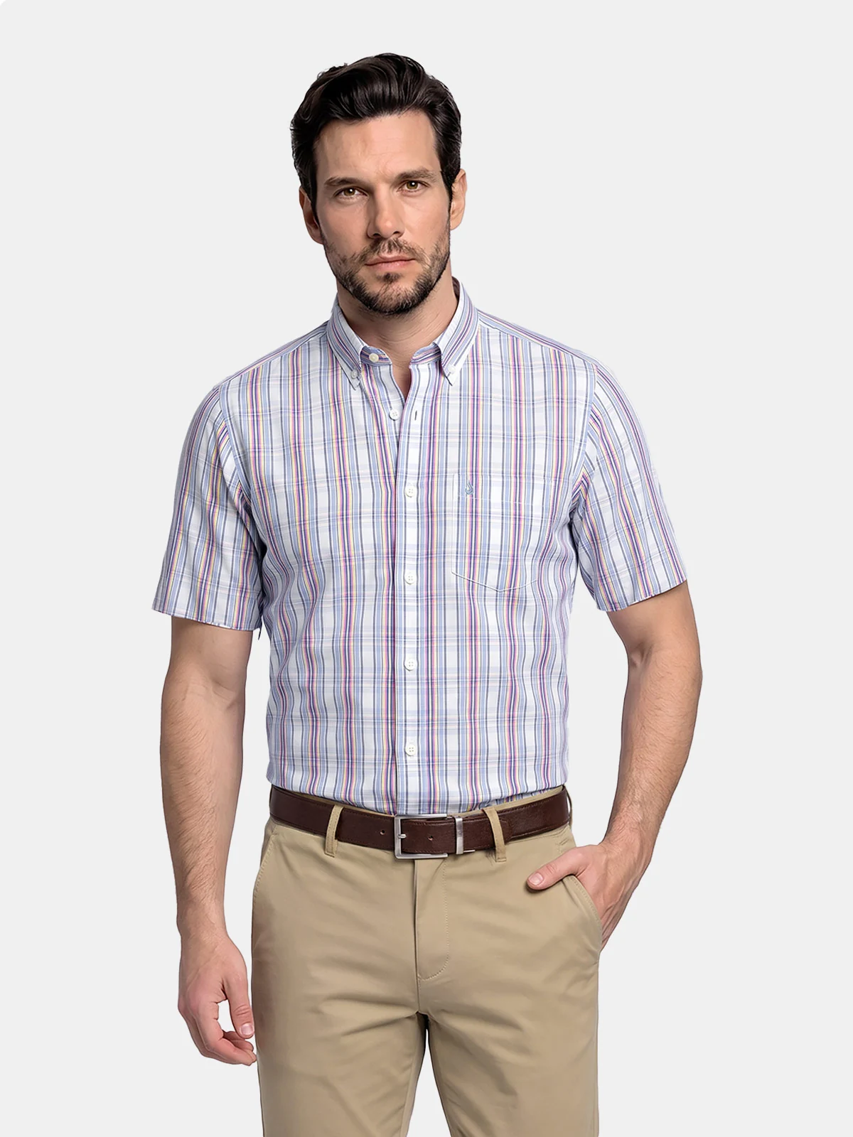 CAMISA MANGA CORTA HOMBRE JOHN HOLDEN - 1