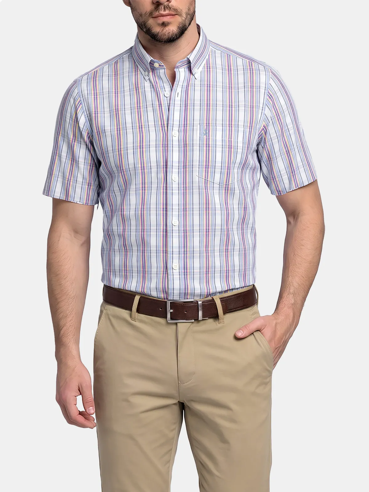 CAMISA MANGA CORTA HOMBRE JOHN HOLDEN - 3