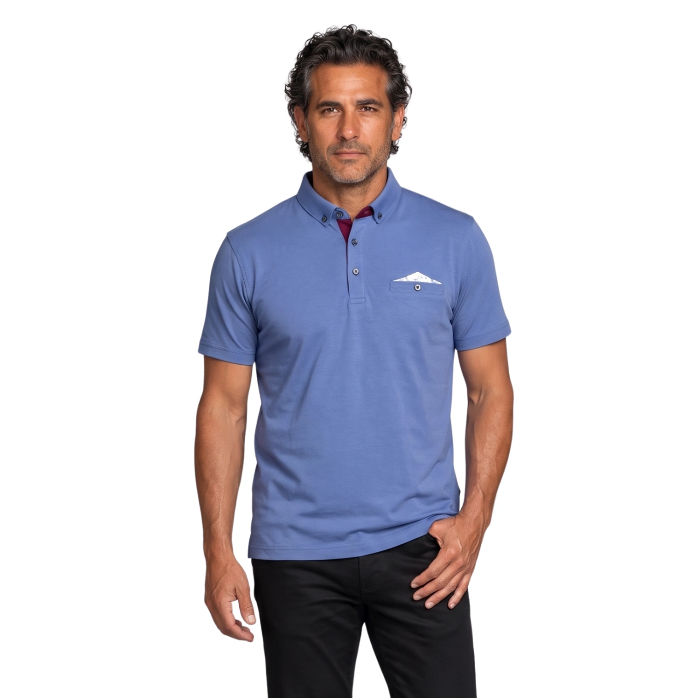POLO MANGA CORTA ALGODÓN PIERRE CARDIN BOX - 1