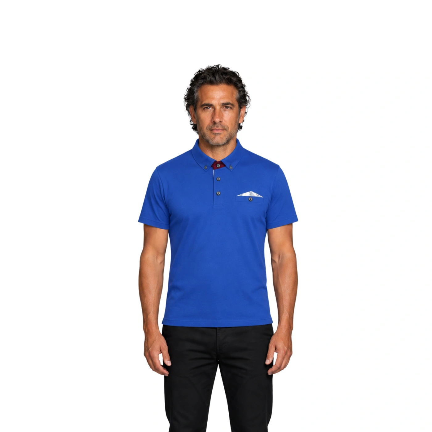 POLO MANGA CORTA ALGODÓN PIERRE CARDIN BOX - 1