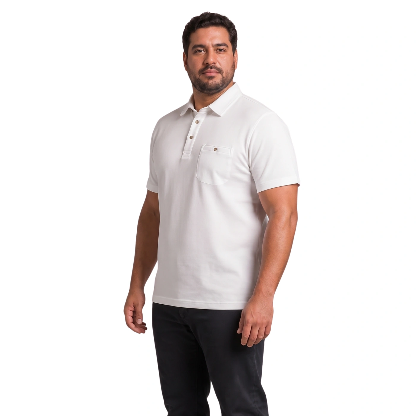 POLO MANGA CORTA HOMBRE PIERRE CARDIN MINI WAFFLE - 2