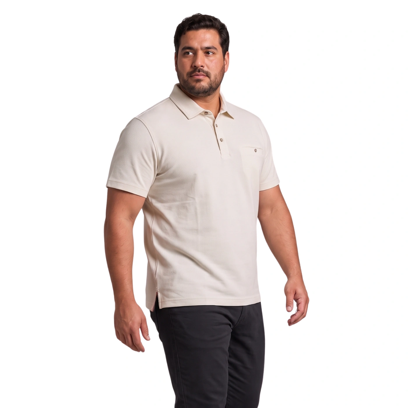 POLO MANGA CORTA HOMBRE PIERRE CARDIN MINI WAFFLE - 2