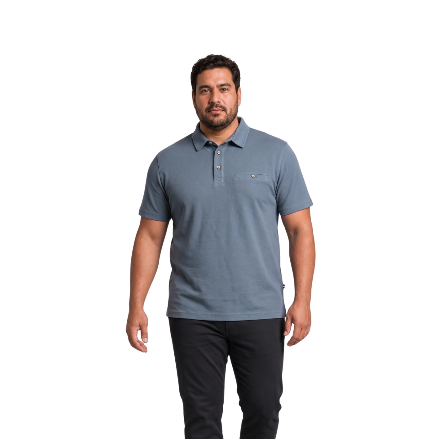 POLO MANGA CORTA HOMBRE PIERRE CARDIN MINI WAFFLE - 1