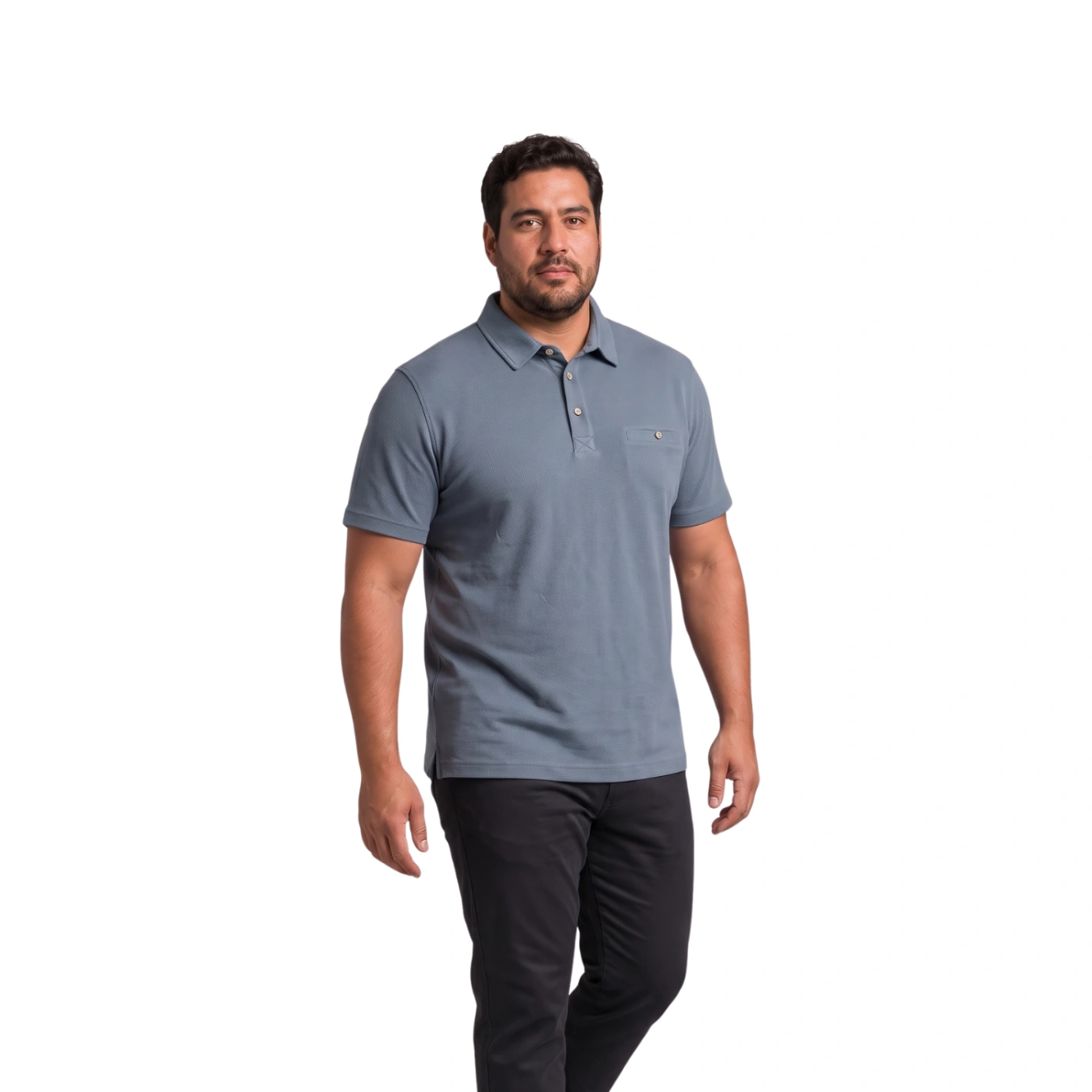 POLO MANGA CORTA HOMBRE PIERRE CARDIN MINI WAFFLE - 2