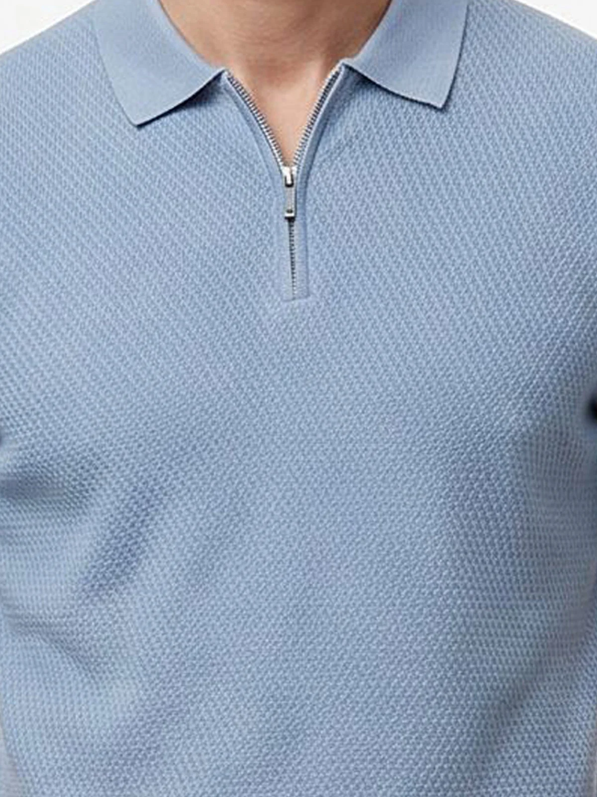 POLO MANGA CORTA ALGODÓN HOMBRE DOCKERS SWEAT ZIP - 4