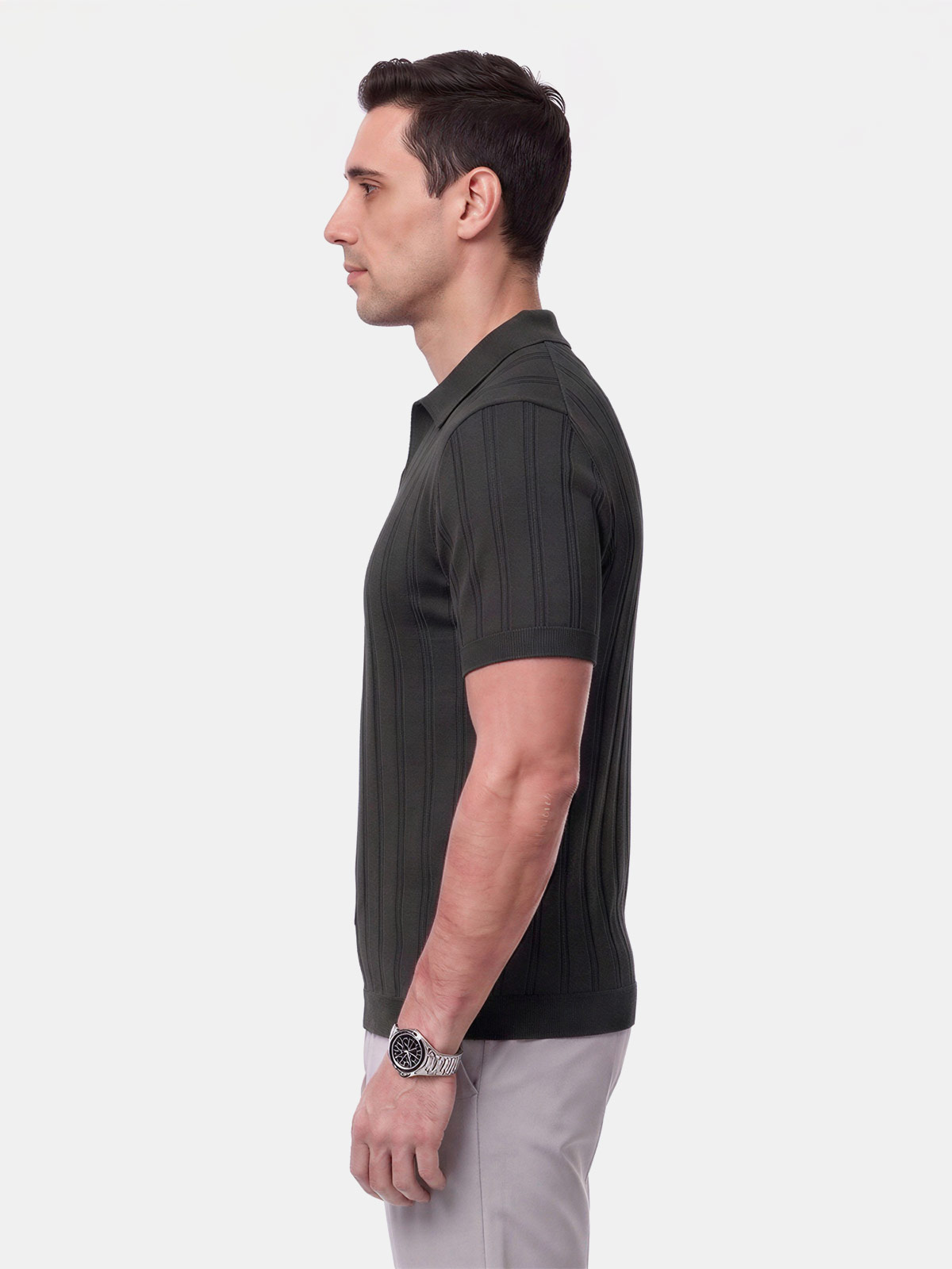 POLO MANGA CORTA ALGODÓN HOMBRE DOCKERS JHONNY TEJIDO - 3