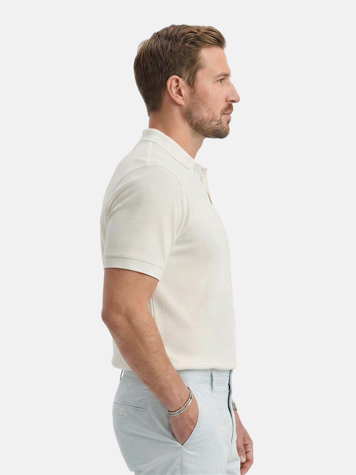 POLO MANGA CORTA ALGODÓN HOMBRE DOCKERS SWEAT TEJIDO - 3