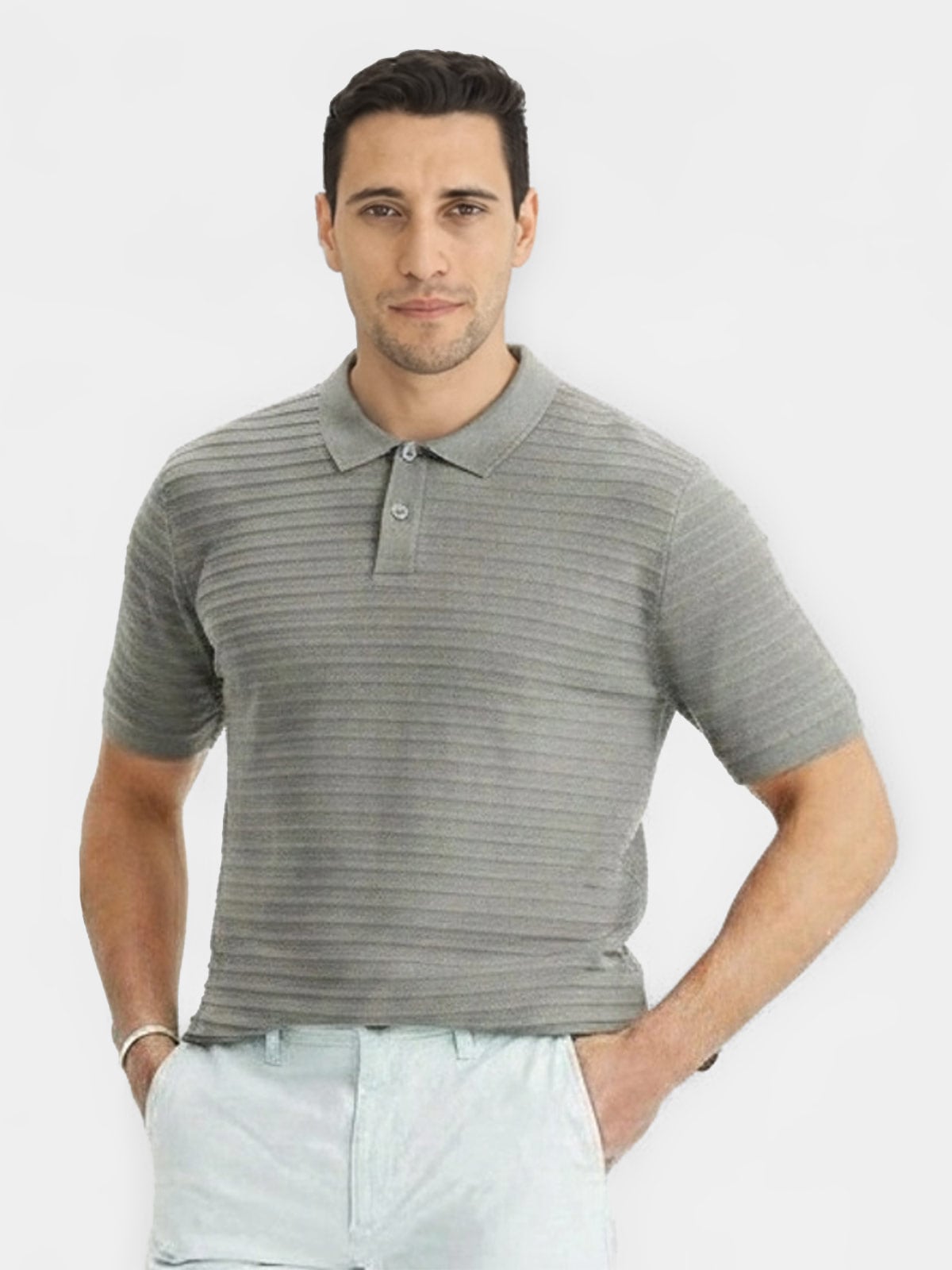 POLO MANGA CORTA ALGODÓN HOMBRE DOCKERS SWEAT TEJIDO - 1