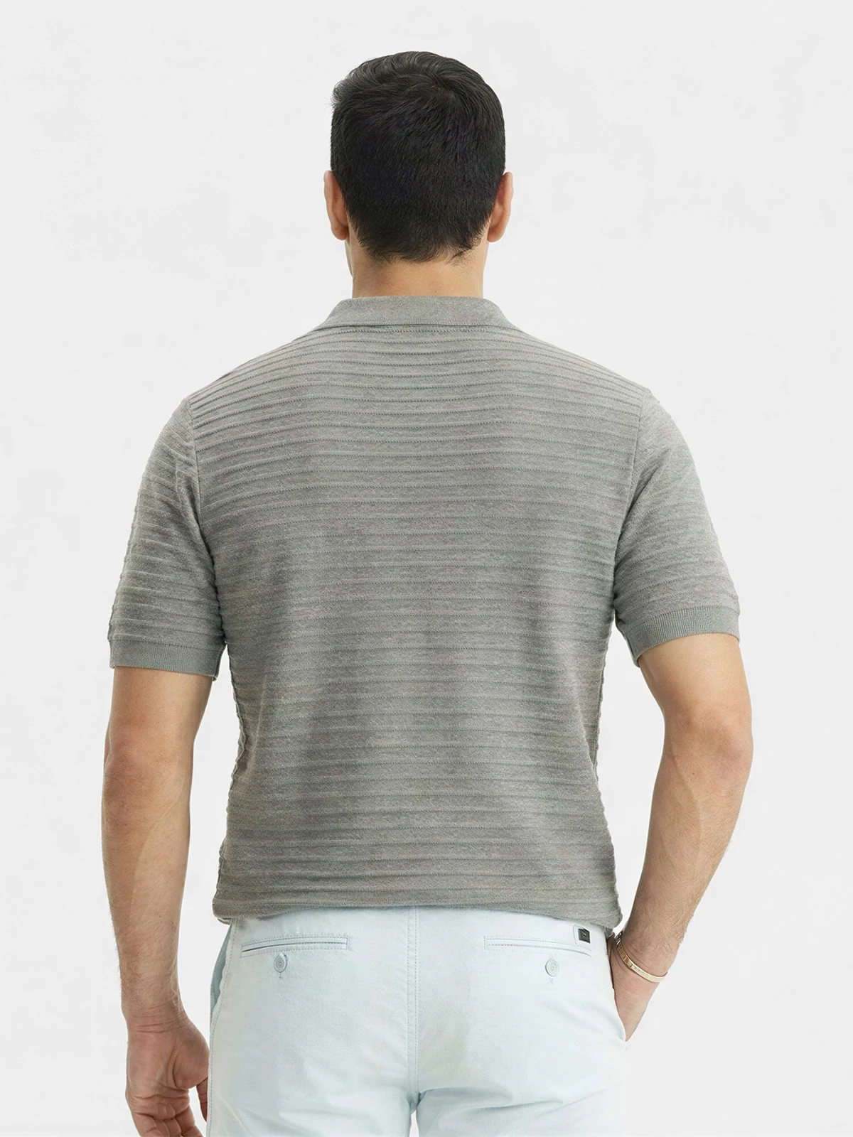 POLO MANGA CORTA ALGODÓN HOMBRE DOCKERS SWEAT TEJIDO - 2