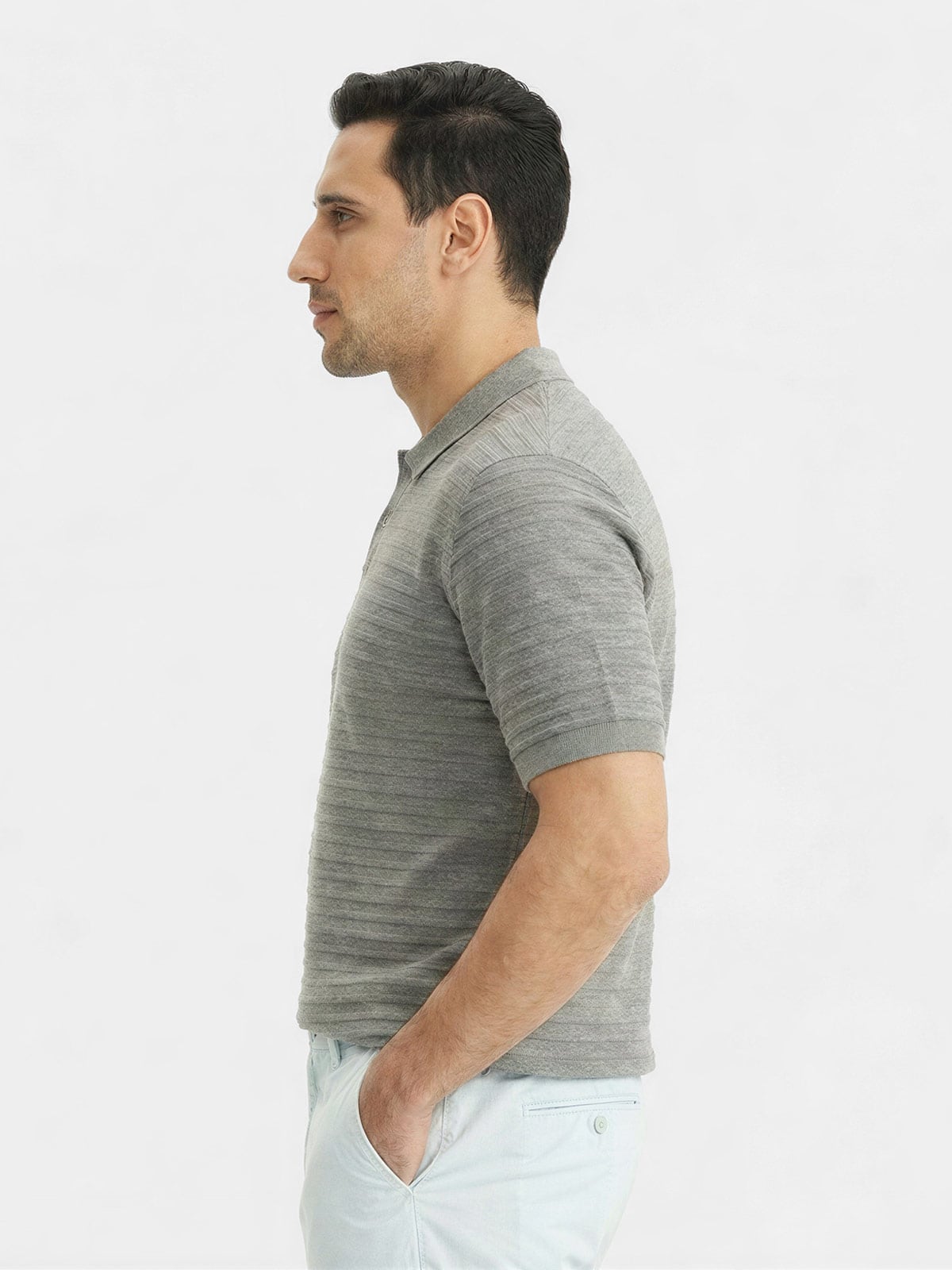 POLO MANGA CORTA ALGODÓN HOMBRE DOCKERS SWEAT TEJIDO - 3