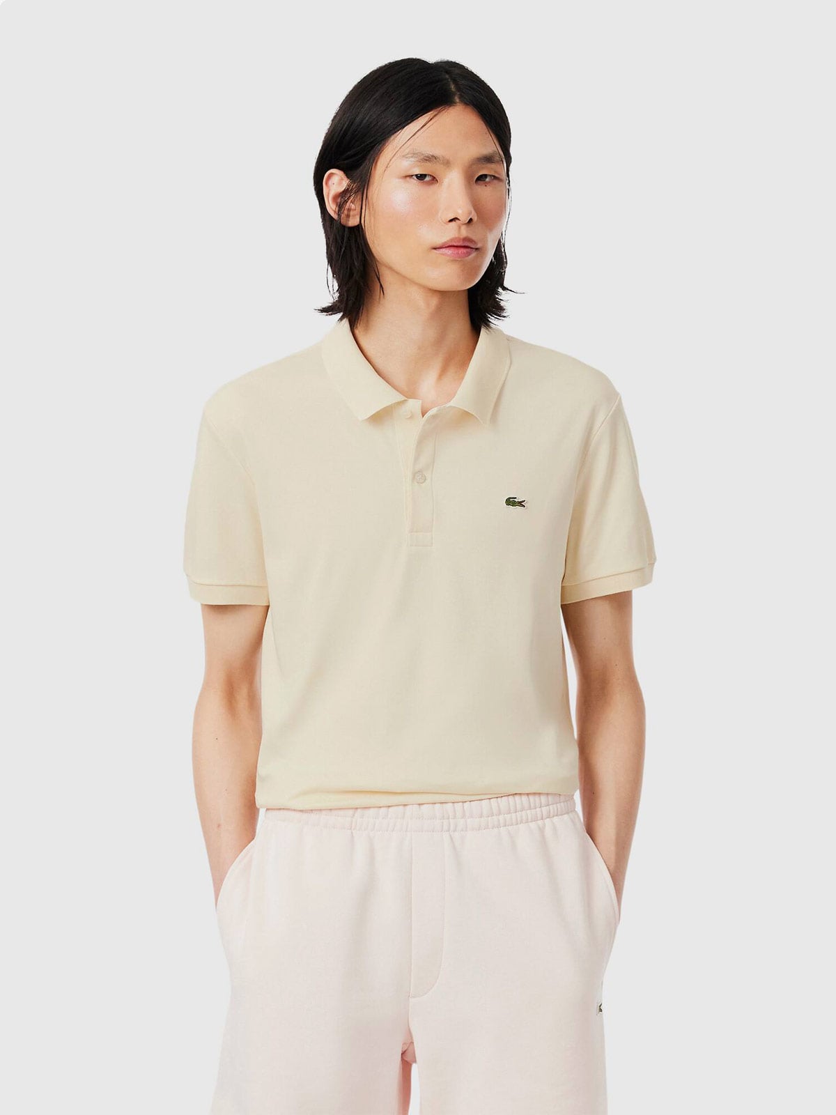 POLO MANGA CORTA ALGODÓN HOMBRE LACOSTE - 1
