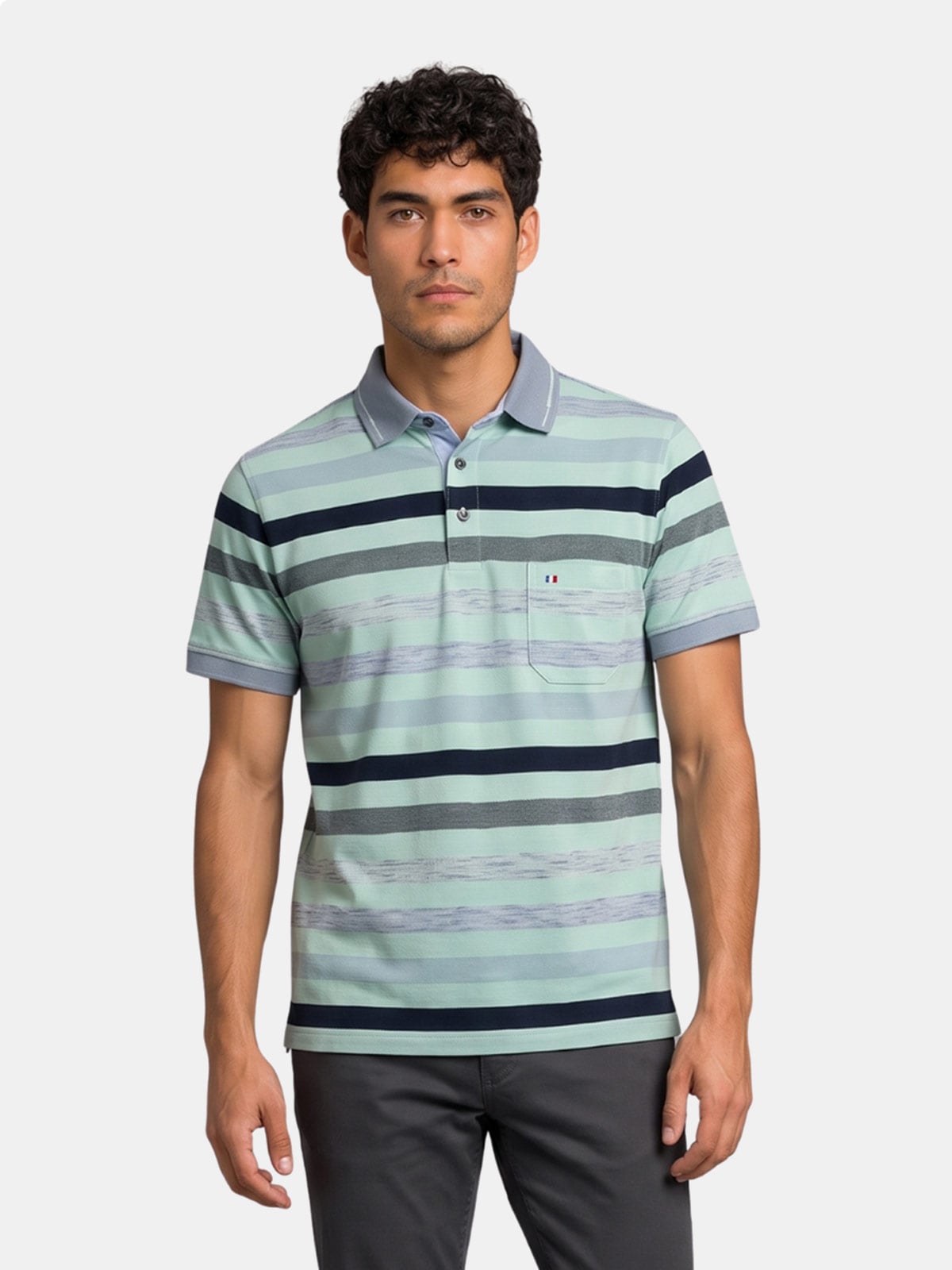 POLO MANGA CORTA ALGODÓN HOMBRE PIERRE CARDIN PIQUE - 1