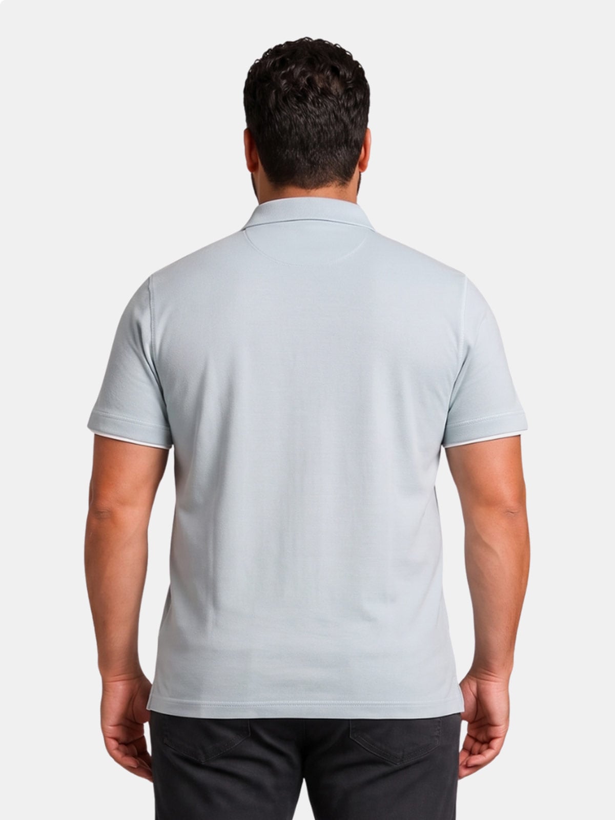 POLO MANGA CORTA ALGODÓN HOMBRE PIERRE CARDIN HALF ZIPPER - 2