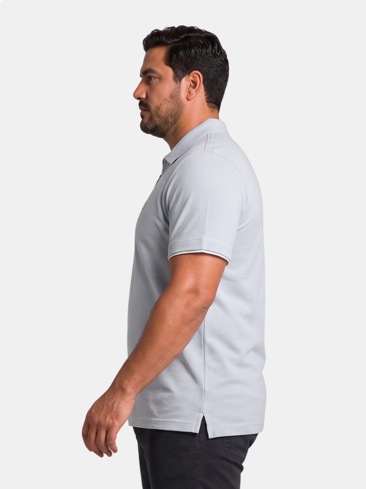 POLO MANGA CORTA ALGODÓN HOMBRE PIERRE CARDIN HALF ZIPPER - 3