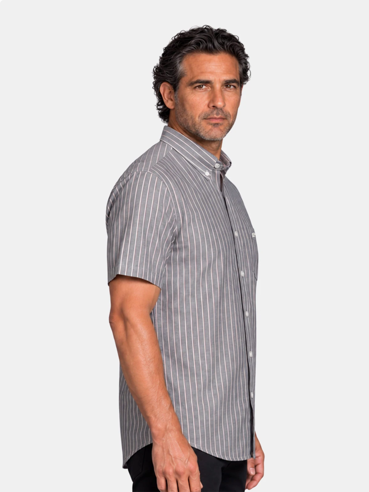 CAMISA MANGA CORTA ALGODÓN HOMBRE PIERRE CARDIN OXFORD - 3