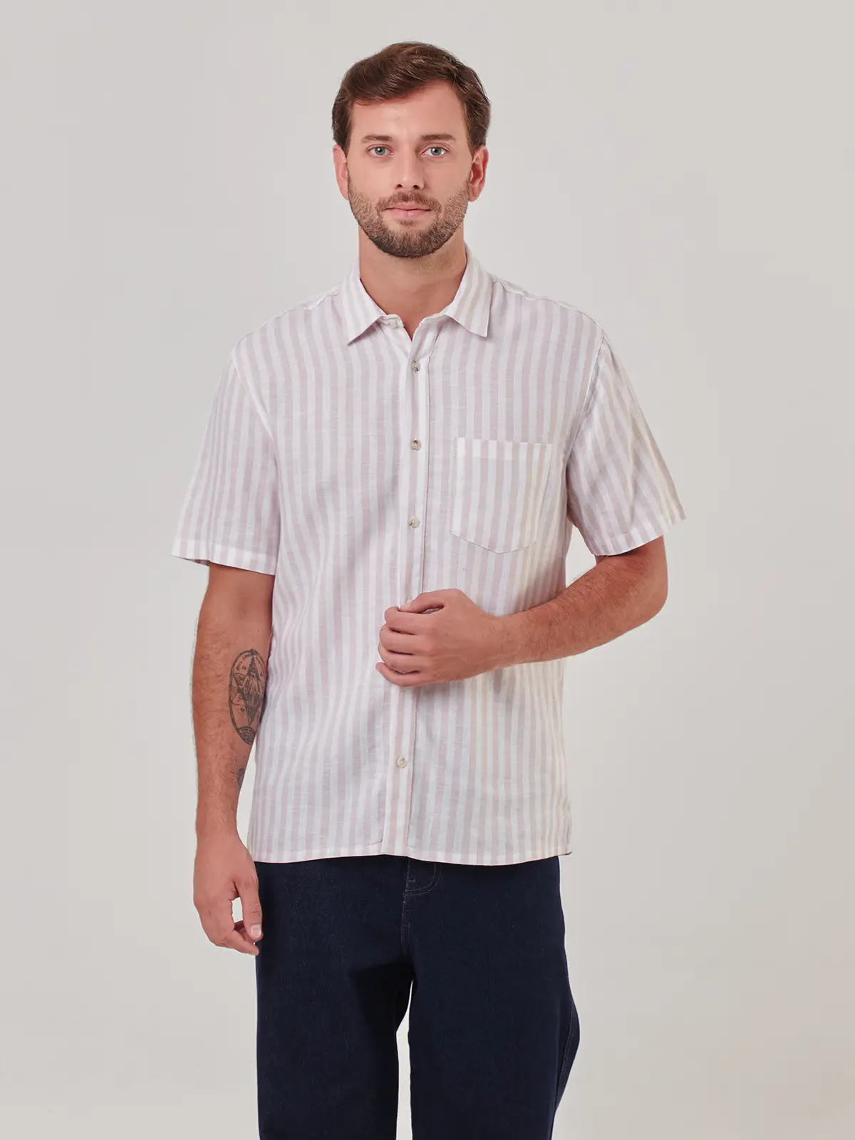 CAMISA MANGA CORTA HOMBRE KENNETH STEVENS - 1