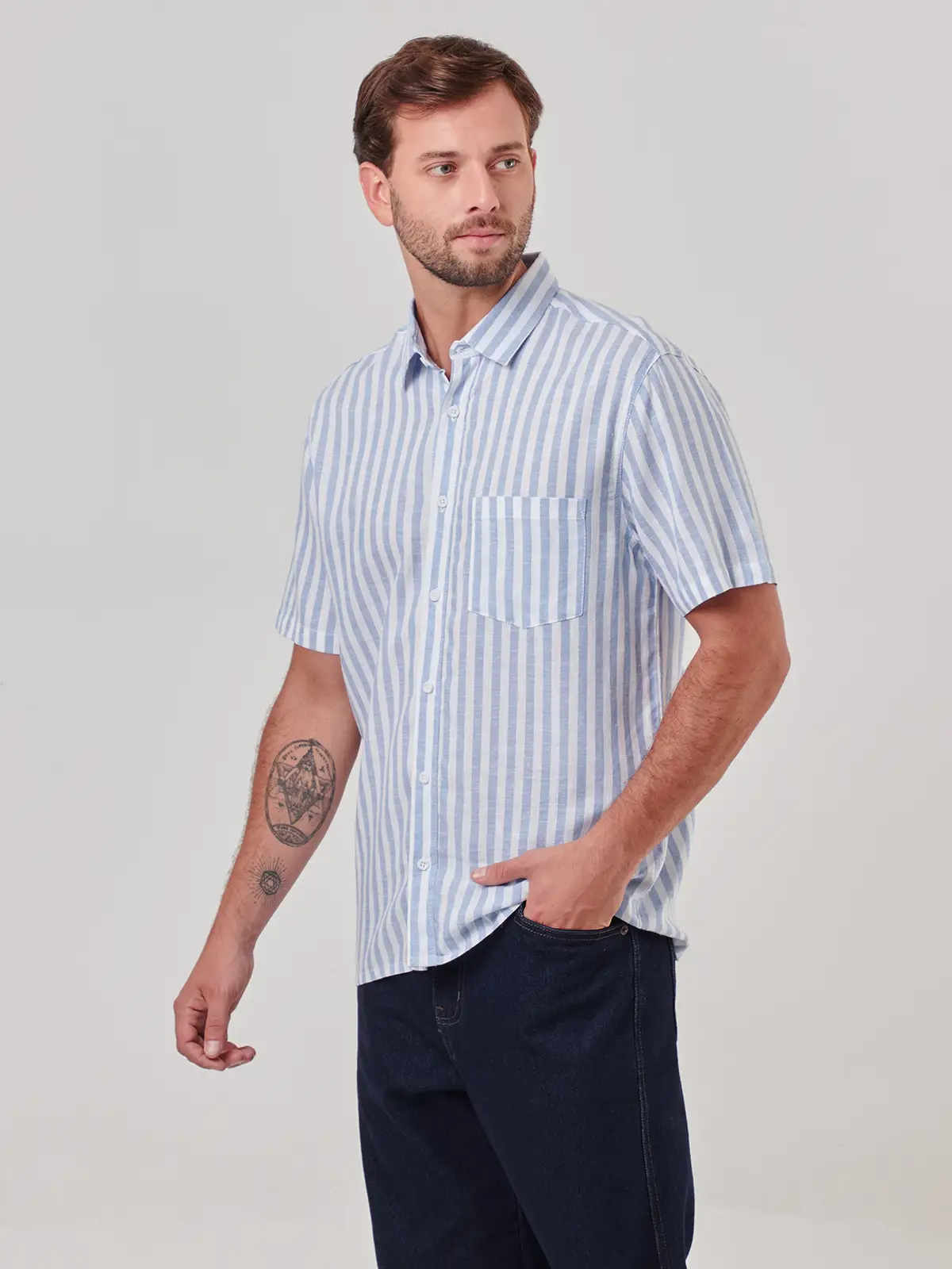 CAMISA MANGA CORTA HOMBRE KENNETH STEVENS - 3