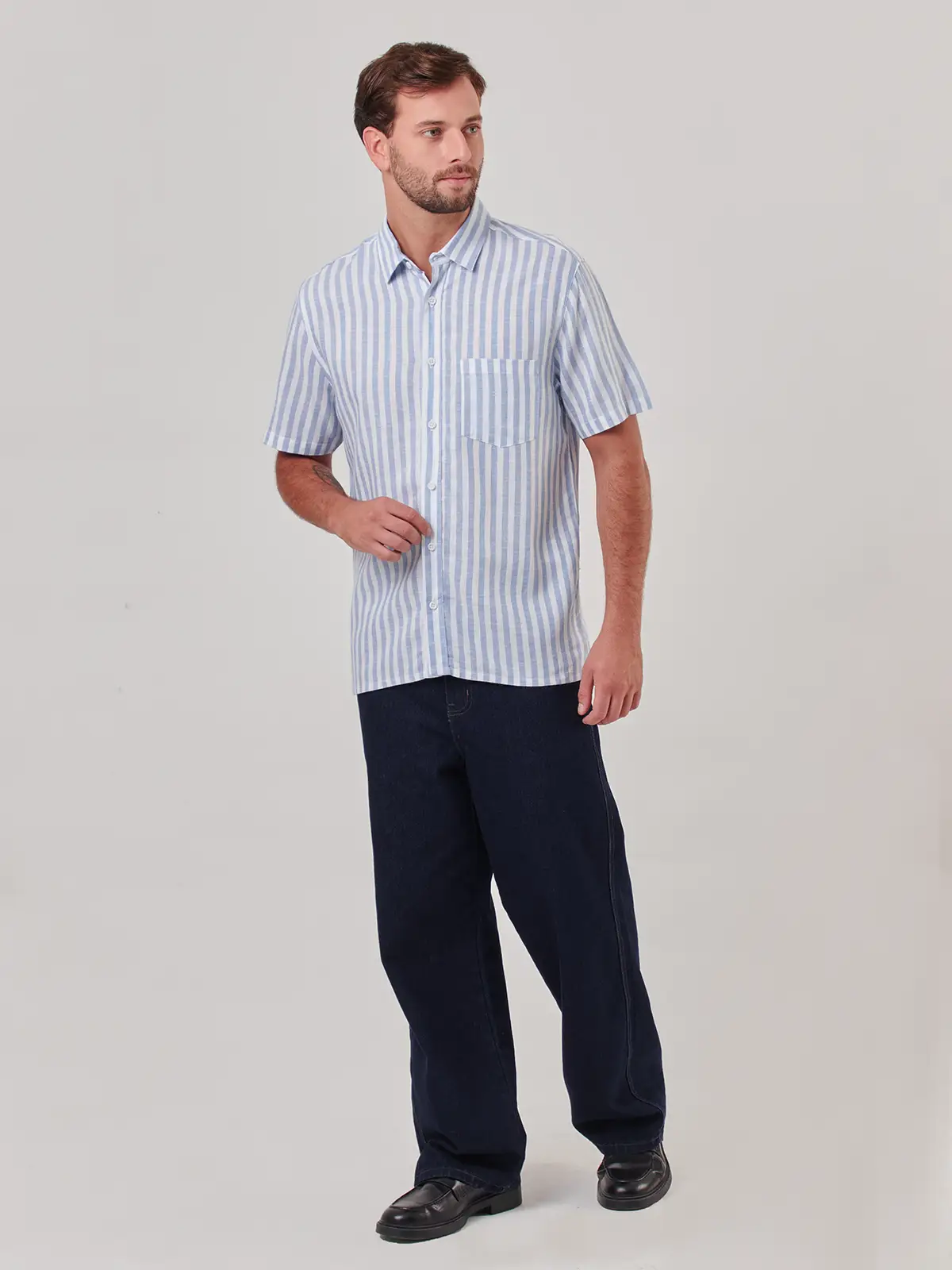 CAMISA MANGA CORTA HOMBRE KENNETH STEVENS - 5