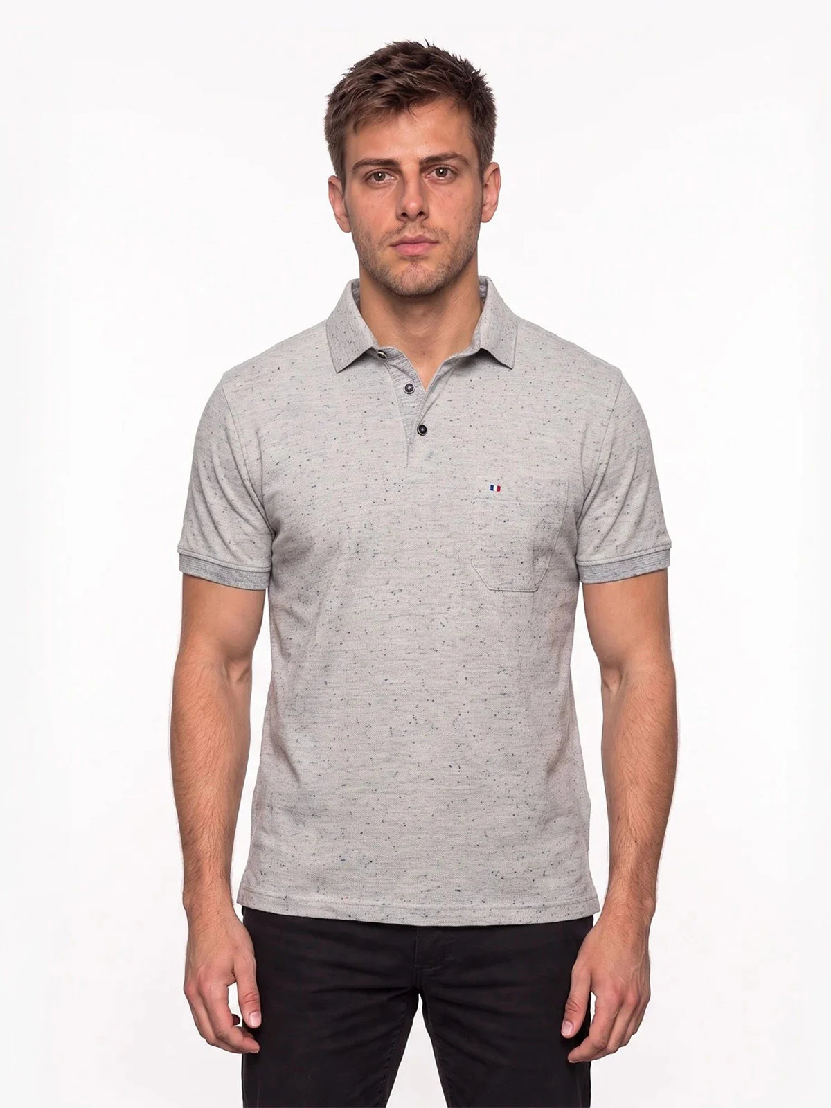 POLO MANGA CORTA ALGODON HOMBRE PIERRE CARDIN CUELLO PIQUE - 1