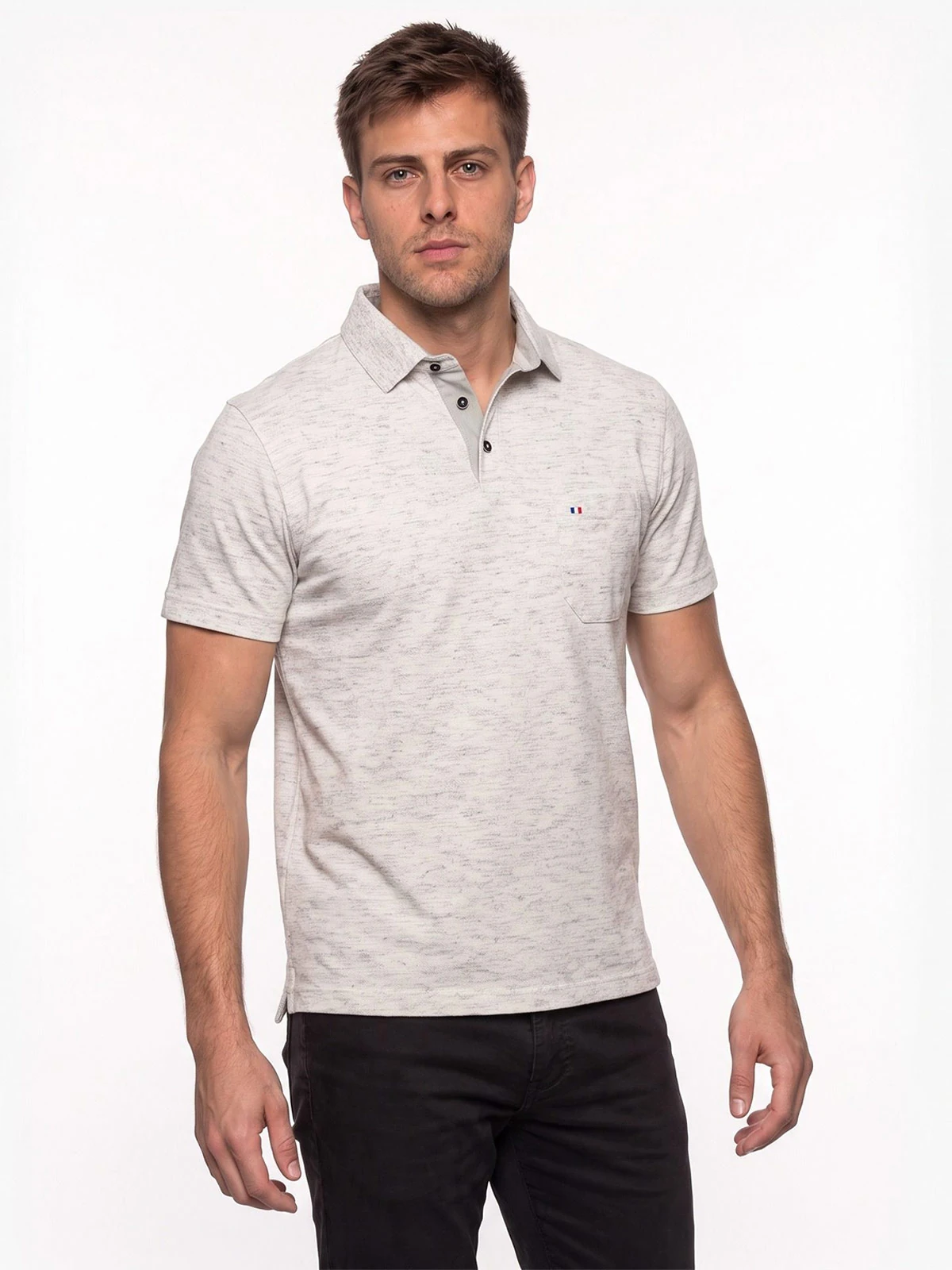 POLO MANGA CORTA ALGODON HOMBRE PIERRE CARDIN CUELLO PIQUE - 1