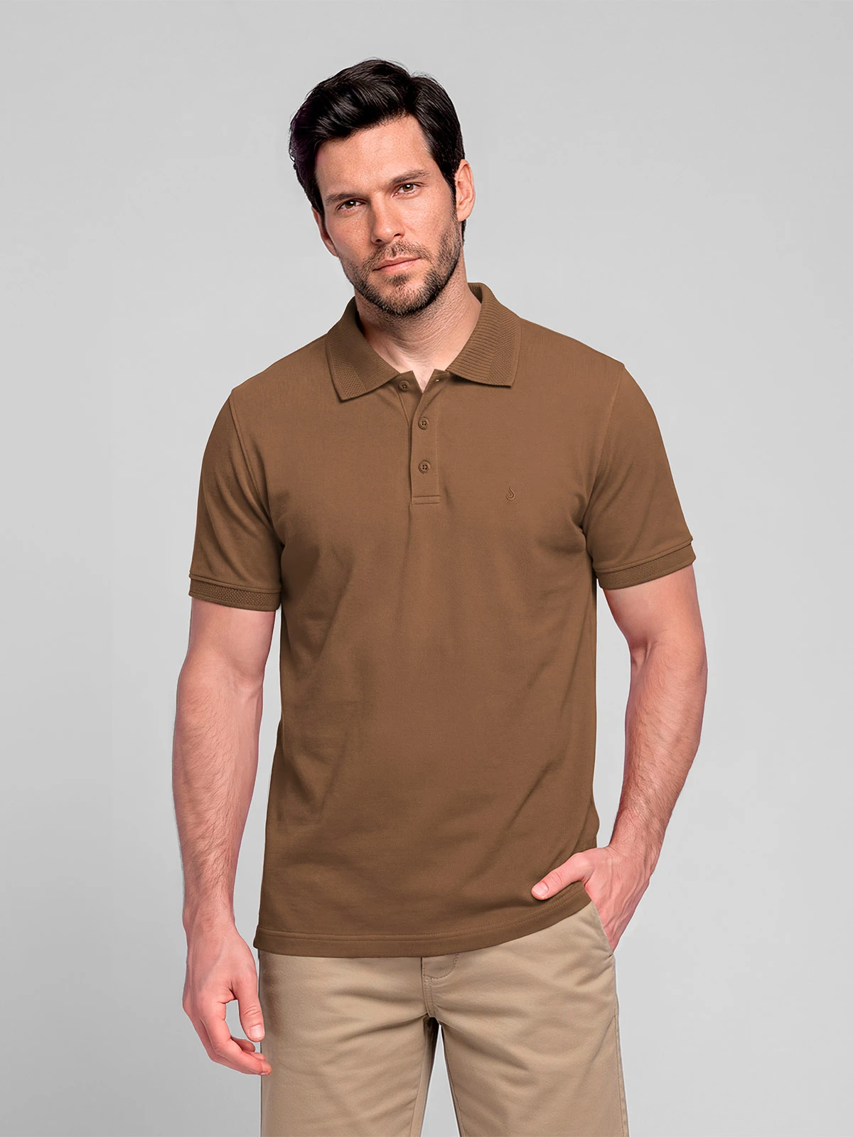 POLO MANGA CORTA ALGODÓN HOMBRE JOHN HOLDEN - 1
