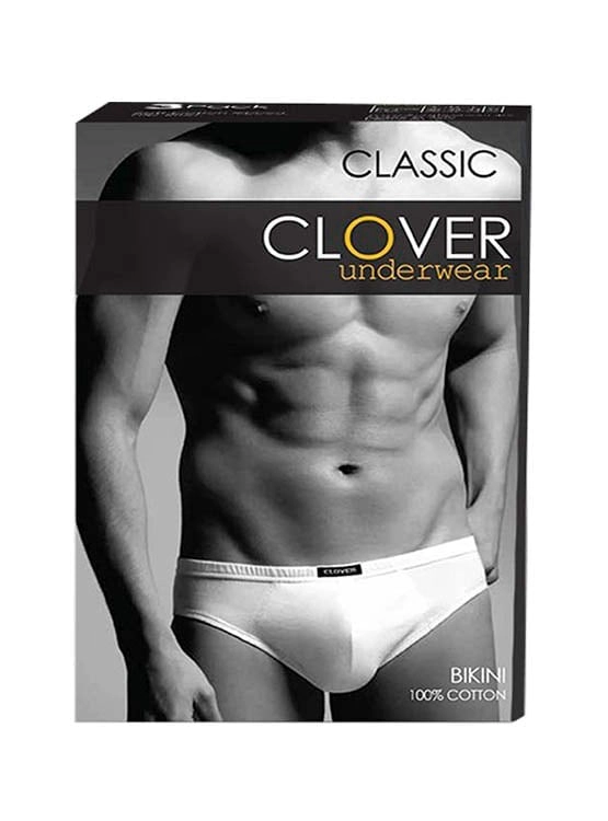 CALZONCILLO BIKINI CLOVER HOMBRE ALGODÓN PACK X3 - 1