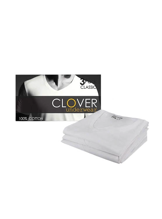 CAMISETA CLOVER HOMBRE ALGODÓN CUELLO V - 1