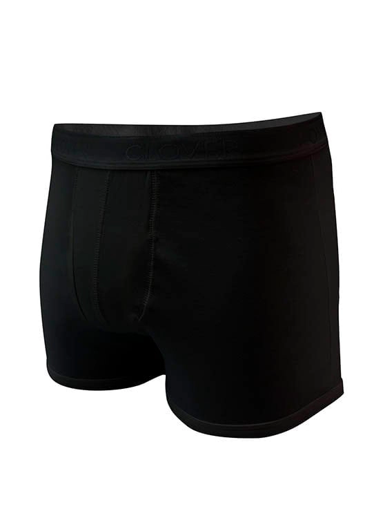 BÓXER HOMBRE CLOVER NEGRO RIB LYCRADO - 1