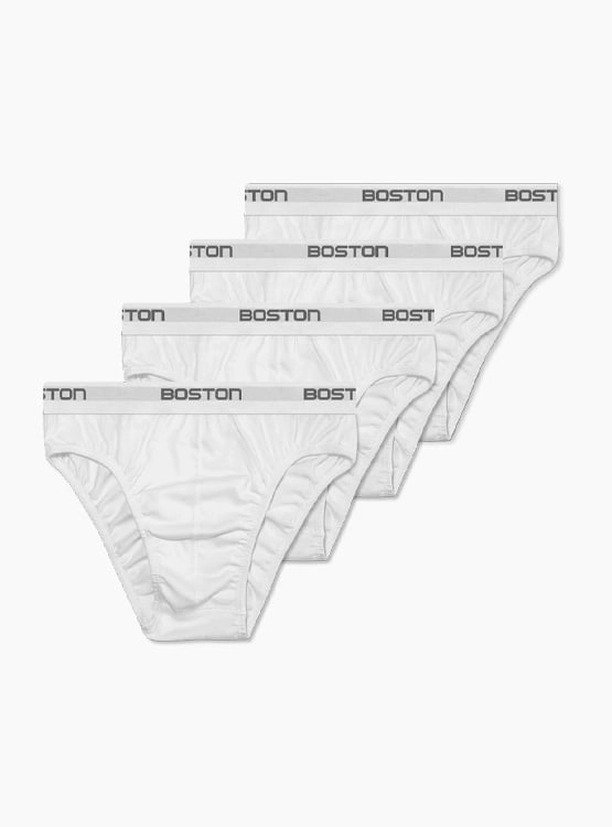 CALZONCILLOS BOSTON HOMBRE ALGODÓN PACK X4 - 1