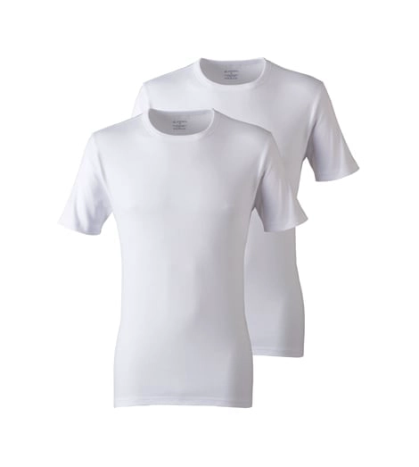 CAMISETA ALGODÓN HOMBRE JOCKEY BLANCO PACK X2PC0894 - 1