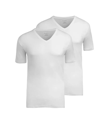 CAMISETA HOMBRE JOCKEY BLANCO PACK X2 PC0895 - 1