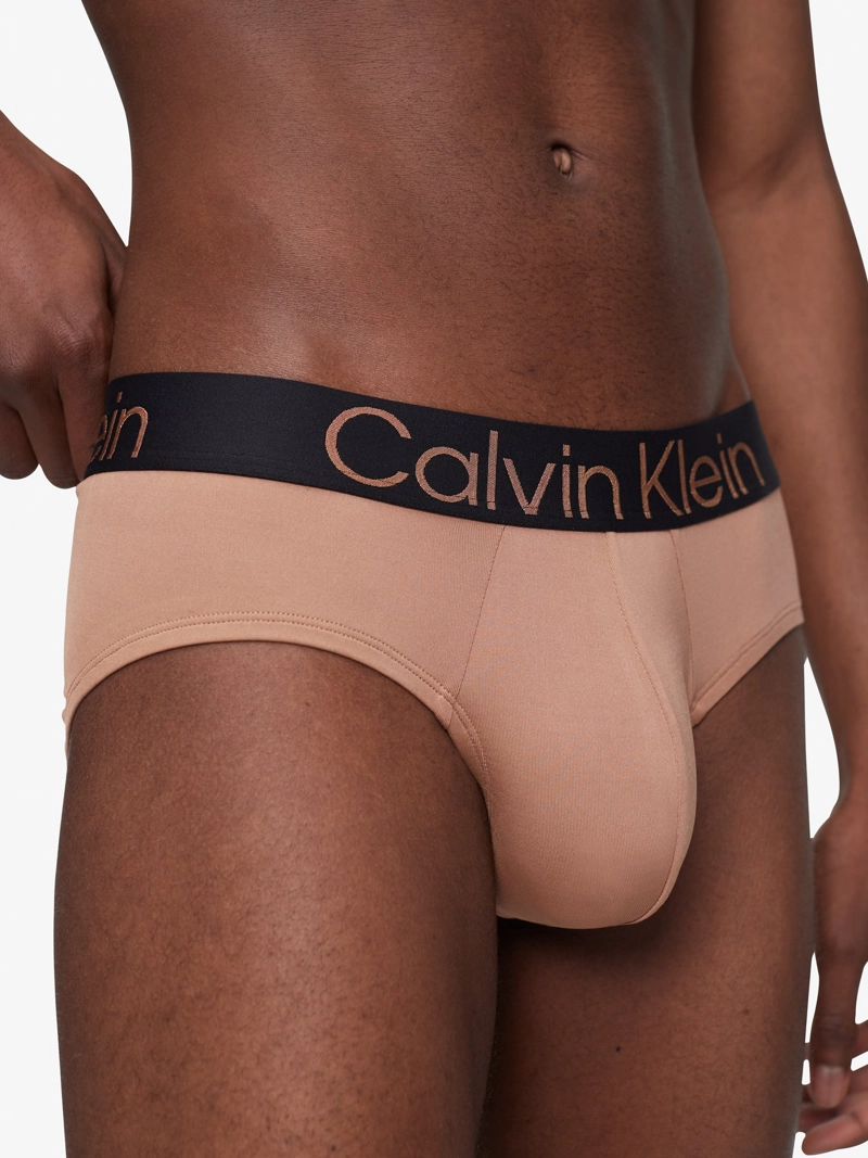 CALZONCILLOS ALGODÓN HOMBRE CALVIN KLEIN CK FLEX NATURAL NEO NUDES MICROFIBER - HIP BRIEF - 3