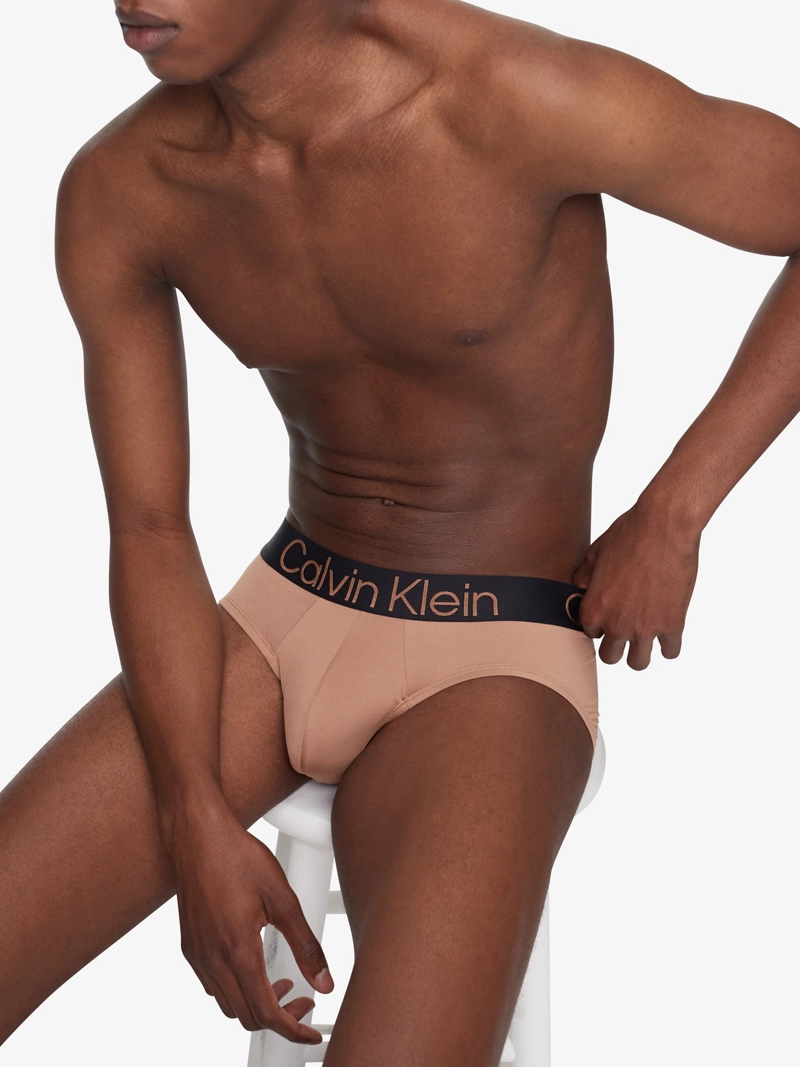 CALZONCILLOS ALGODÓN HOMBRE CALVIN KLEIN CK FLEX NATURAL NEO NUDES MICROFIBER - HIP BRIEF - 4