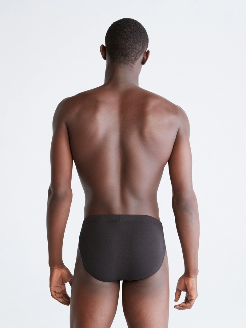 PACK CALZONCILLO ALGODÓN HOMBRE CALVIN KLEIN NEGRO NB3261-001 - 3