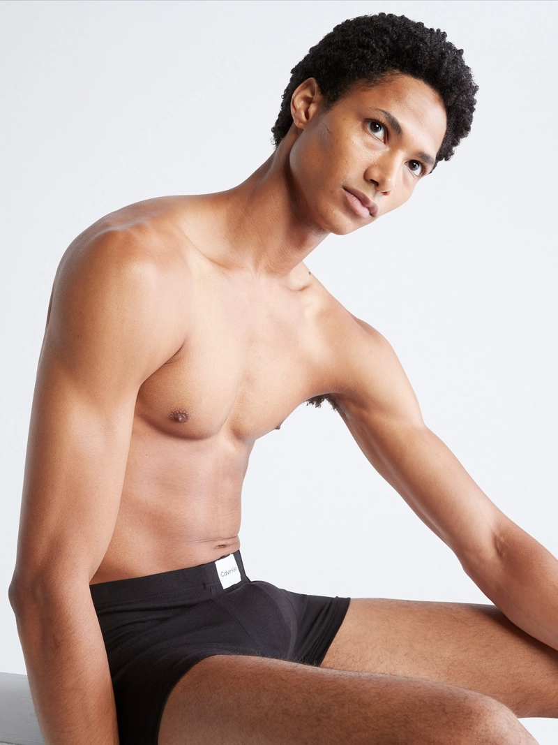 PACK CALZONCILLO ALGODÓN HOMBRE CALVIN KLEIN NEGRO NB3262-001 - 4