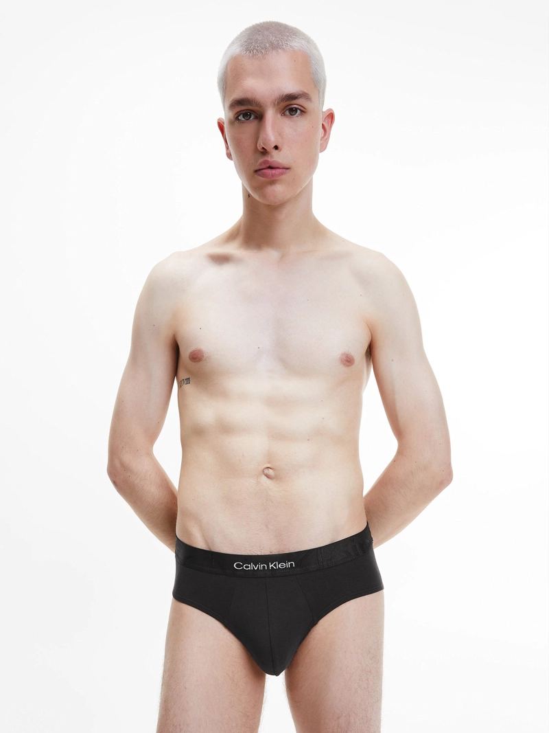 PACK CALZONCILLO ALGODÓN HOMBRE CALVIN KLEIN NEGRO NB3298-001 - 2
