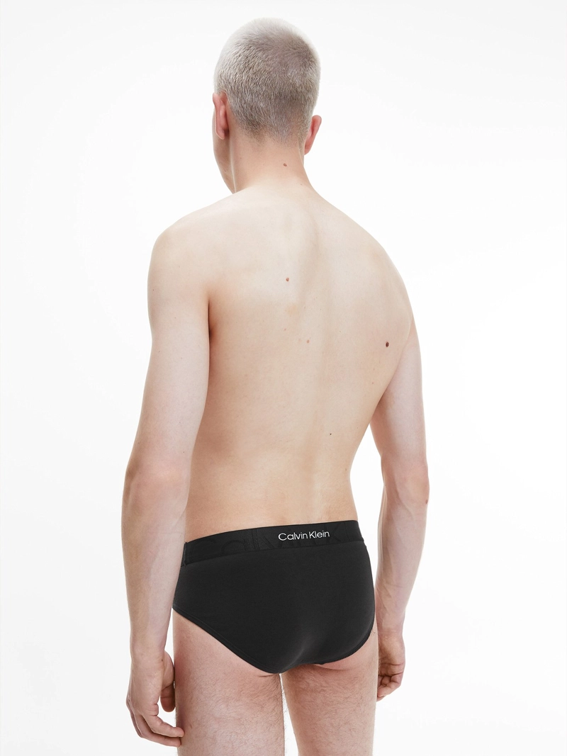 PACK CALZONCILLO ALGODÓN HOMBRE CALVIN KLEIN NEGRO NB3298-001 - 3