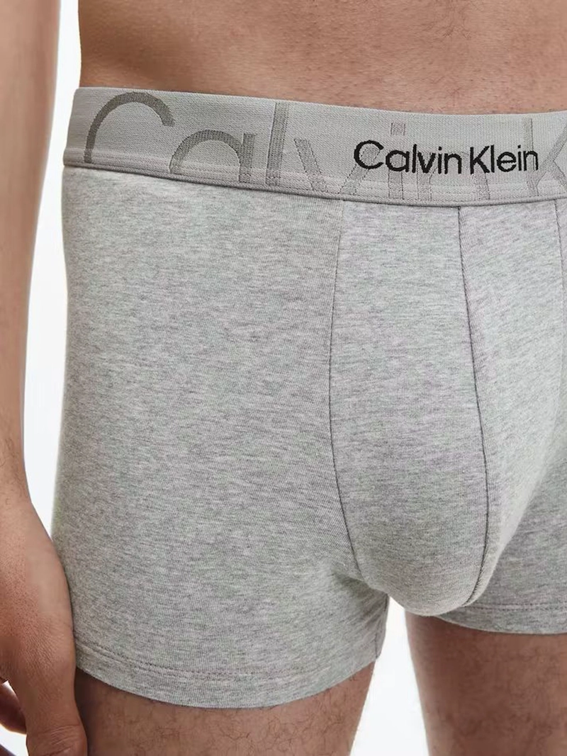 PACK CALZONCILLO ALGODÓN HOMBRE CALVIN KLEIN GRIS NB3299-050 - 2