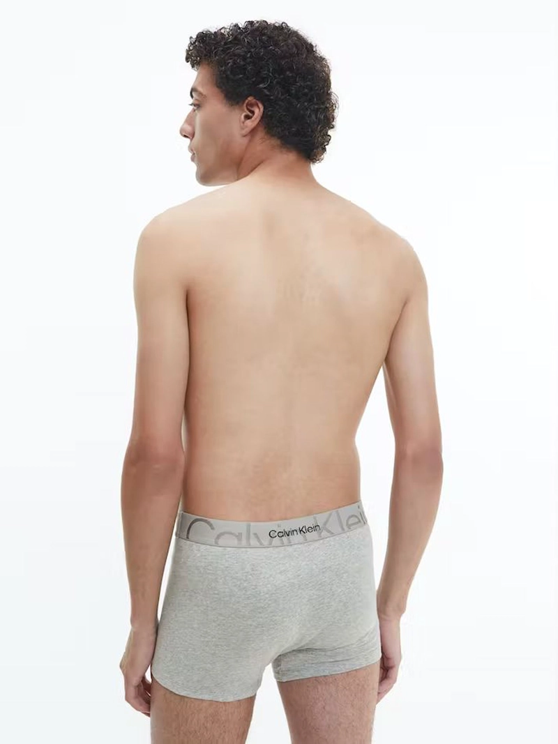 PACK CALZONCILLO ALGODÓN HOMBRE CALVIN KLEIN GRIS NB3299-050 - 4
